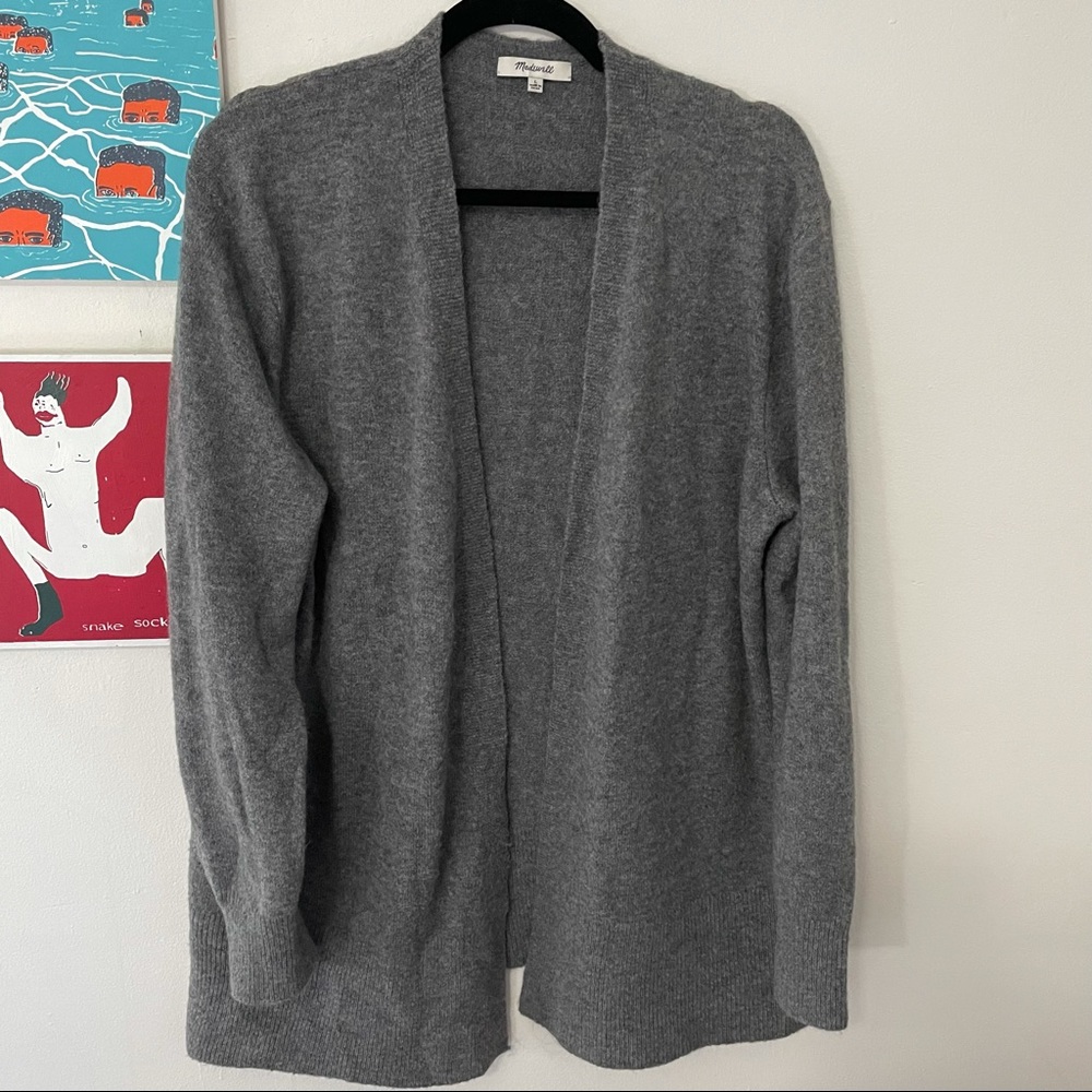 Madewell Women's Size Large Cardigan Sweater - Cardigan | Color: Grey | …